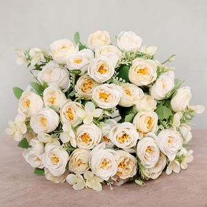 装飾的な花人工バラ大きな花束