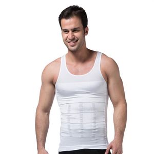 Colete masculino undershirt corpo shaper undershirt masculino bodyuilding magro apertado bodysuit croset abdômen treinamento compressão singlet250z