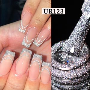 Nagellack UR SUGAR 7, 5 ml, reflektierendes Glitzergel, Winterfarbe, funkelnde Pailletten, UV-LED-Lack, Kunstdekoration, 230918