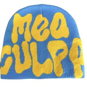 Cappelli Designer Donna Rosa Y2k Berretto da uomo Mea Culpas Moda Casual Autunno Inverno Calore Regalo di Natale Amanti Berretto lavorato a maglia Morbido q7