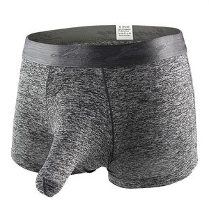 Cuecas sexy moda homens u convexo pênis tubo boxers homem bolsa elefante jockstrap roupa interior gay masculino sheer engraçado shorts panties280u