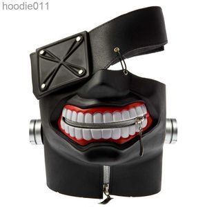 Kostümzubehör Partymasken Anime Tokyo Ghoul Kaneki Ken Cosplay Kostüme Maske Gruselige Halloween Maskerade Karneval Festival Dekore Bühnenrequisiten 230707 L230918