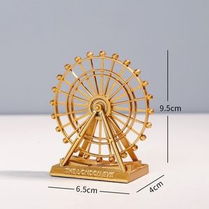 Other Event Party Supplies European style antique metal handicrafts Ferris wheel model decoration creative home office desktop 230915