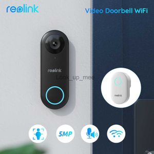 Campainhas Reolink 2K + Vídeo Campainha WiFi Smart Outdoor Home Video Intercom Detecção Humana Campainha de porta com fio PoE com suporte para carrilhão Alexa HKD230918