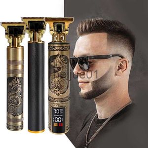 Barbeadores elétricos Barbeadores elétricos T9 Barbeador elétrico masculino Aparador de barba para homens Máquina de cortar cabelo Aparador de pêlos faciais navalha para limpeza facial Cortador de lâmina tipo T 230324 x