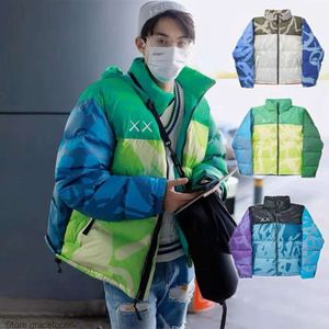 Awxc Parkas masculinas Sesame Street Style Xx Winter Kaws Co Branded Down Cotton Jacket 196 à prova de vento quente masculino e feminino pão