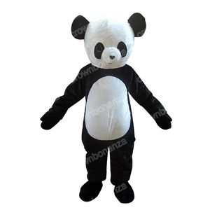 Desempenho panda mascote trajes halloween personagem dos desenhos animados roupa terno natal festa ao ar livre roupa das mulheres dos homens roupas de publicidade promocional