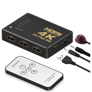 Przełącznik HDMI 4K 3 Port Rozdzielacz HDMI 3 w 1 Out HDMI Switcher 3x1 Selektor z Pigtail HDMI Cable Multi Adapter HDMI obsługuje 4K Full HD 1080p