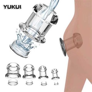 Sex Toy Massager Silicone Butt Plug Hollow Anal Unisex Shop Adult Goods for Women Men Couples Masturbating