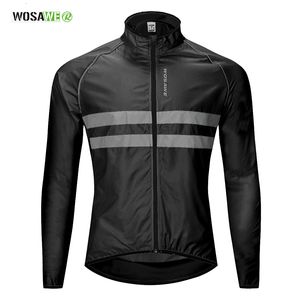 Cycling Jackets Waterproof Rainproof Cycling Jacket Men Women Reflective Safe Vest Running Riding Wind Coat Bicycle Raincoat Bike Rain Jacket 230919