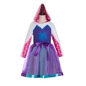 Abiti coordinati per la famiglia Costume ispirato a Ghost Spider Costume da Ghost Spider per bambino Spider Gwen ispirato a Ghost Spider Felpa con cappuccio da supereroe Compleanno 230918