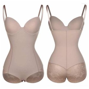 Mulheres Shapers Chegada Mulheres Recuperação Emagrecimento Full Body Shaper Sexy Push Up Bras Bodysuits Lace Controle Abdômen Slim Shapewear Open Crotch