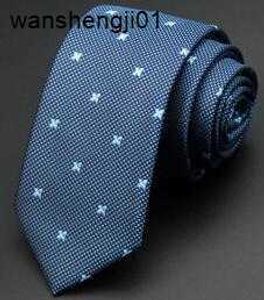 23SS Wysoka jakość 6 cm Męskie krawaty NOWOŚĆ MAN Fashion Dot Nicei Corbatas Gravata Jacquard Slim Tie Business Green Tiew dla mężczyzn