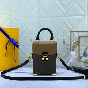 Luksusowa biżuteria Starszy projektant kamery torba super torba 10a twórca lady crossbody torba oryginalna skórzana torba na ramię