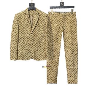 Designer mode man kostym blazer jackor rockar för män stylistbrev broderi långärmad avslappnad fest bröllop kostymer blazer ho288p