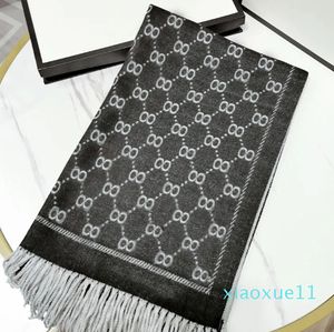 luxury- Women Cashmere Scarf Full Letter Printed Scarves Soft Touch Warm Wraps With Tags Autumn Winter Long Shawls