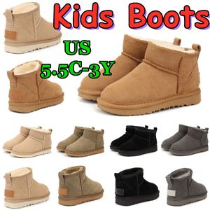 Australia Snow Boots 54 mini baby Toddler Boots Kids designer Shoes boys girls shoe kid Children Footwear youth Genuine Leather booties