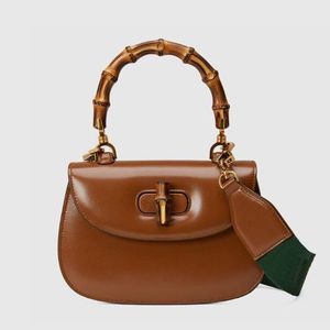 7a Hot Designer Women's One -kuvert Small Handbag Famous Fashion Shoulder Classic Wallet Crossbody Bag Bamboo Joint Portable 02 907