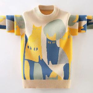 풀오버 키즈 가을 봄 캐주얼 면화 풀러 스웨터 314 년 소년 여학 레저 한국 스타일 의상의 옷 230918