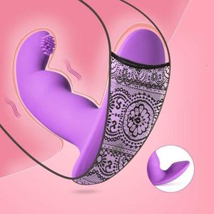 Sexspielzeug-Massagegerät, Slip-Dildo-Vibratoren für Frauen, 10-Gang-unsichtbare Vaginal-Klitoris-Stimulation, G-Punkt-Vibrator