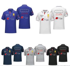 F1 Formula 1 Polo Shirt Summer Team Short Sleeve T-Shirt Same Style Customized