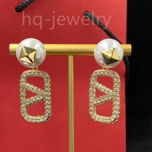 2023Hoop Earings For Women Men Designers Earrings Letters Studs Fashion Jewelry Luxurys Dimond F Earring 925 Silver Boucles Neckla307o