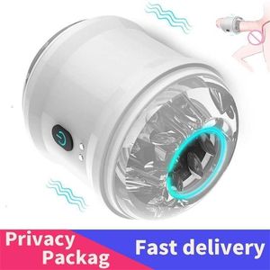 Adult Massager for Men Erotic Masturbator Automatic Rotation Sex Machines Cunt Male Masturbation Cup