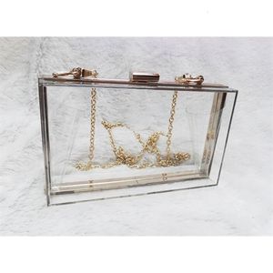 Borse da sera BELLA JOY Borsa da donna in acrilico trasparente Borsa a tracolla trasparente carina Lucite See Through Borse Frizione 230918