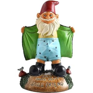 Objets décoratifs Figurines 1 PCS Résine De Noël Drôle Gnome Statue Étanche Sculpture Extérieure Artisanat Ornements Porche Jardin Cour Décoration 230919