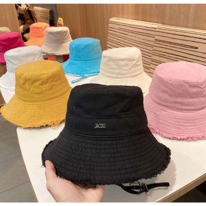 Bucket Beanie/Skull Caps Hut Designer für Frauen ausgefranste Kappe Casquette Bob Wide Brim Hats Sommer ausgestattet Fisherman Beach 2023