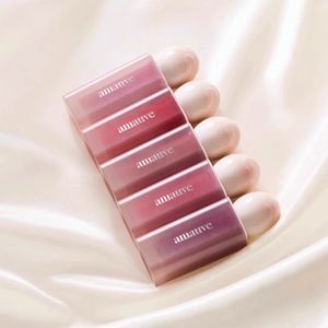 Lápiz labial Corea Amauve Dewy Dotom Hidratante Hidratante Dewy Lip Glaze Brillo de labios Mancha de labios Maquillaje de labios resistente al agua de larga duración Cosméticos 230919