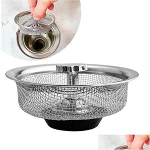 Storage Bags Kitchen Water Sink Filter Strainer Tool Stainless Steel Floor Drain Er Shower Hair Catche Stopper Drop Delivery Home Gard Dhzkm