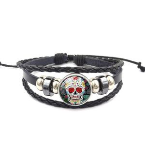 Braccialetti con ciondoli Aggiornamento Zucchero Skl Bracciale Vetro Zenzero Bottoni a pressione Pezzi Avvolgere Gioielli di moda Donna Consegna di goccia Dhm6N