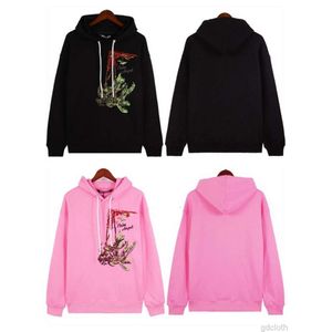 Tasarımcı Moda Giyim Lüks Erkek Sweatshirt Palms Angel Angels Sonbahar/Kış Hindistan Cevizi Ağacı Nakış Hoodie Gevşek Rahat Çift Külot Kazak