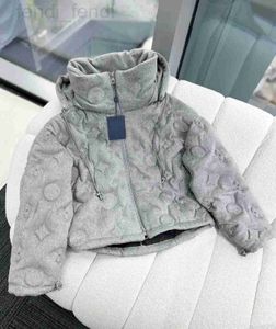 Erkek Ceketler Tasarımcı Marka Erkek Gri RKA CATS Ceket Womens Kış Dn Kabartmalı Mektup Süper Kalın Sıcak Moda Tarafları Çift Windbreaker Ceket S-XL 06SJ