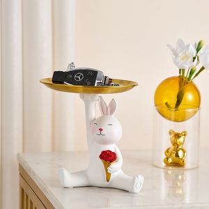 Deko-Objekte, Figuren, Minimalismus, Hase, Aufbewahrungsfiguren, Schreibtisch, Süßigkeiten, Schlüssel, Kleinigkeiten, Heimdekoration, Accessoires, Büro, Geschenk 230919