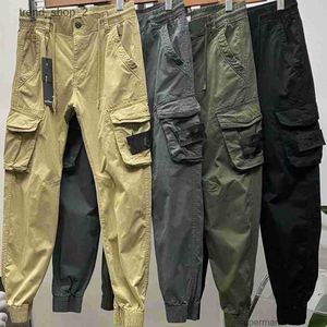 Mens Patches Vintage Cargo Pants Designer Big Pocket Overalls Byxor Track Pant Sweaterpants Leggings Stones Island Long Sports Pants