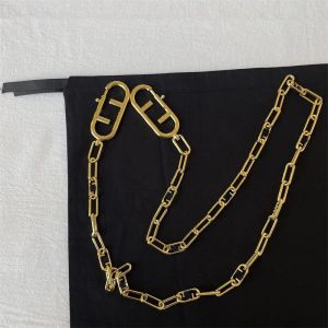 Cintos de corrente de cintura de luxo designer na moda letras douradas correntes de cinto de metal para senhoras das mulheres decoração de festa com vestido cintura