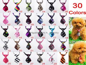 Crianças crianças animais de estimação pescoço gravatas cão gravatas 30 cores suprimentos produtos para animais de estimação gravata bebê jllvQE4845961