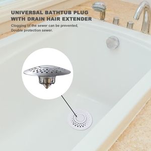 Tapetes de banho Banheiro pia dreno rolha atualizado chuveiro armadilha de cabelo ideal para pias de cozinha universal 1.6-2.16 polegadas