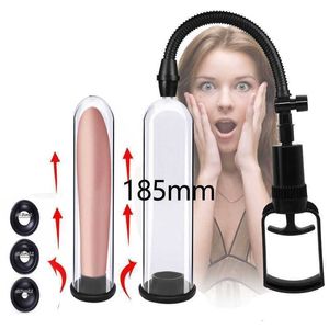 Sex Toy Massager Manual Penis Pump Vacuum Cock Enlarger Male Masturbation Penile Adults Pumps for Man