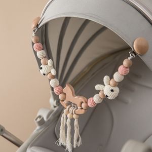Mobiles# 1set Baby Wooden Toys Pram Clip Hanging Baby Toys Mobile Bed Holder Music Rattle Personalised Pacifier Dummy Clip Play Gym Toys 230919