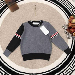 baby clothes kids sweater Wool material production pullover for boy girl Size 100-150 CM Long sleeved round neck child Knitwear top Sep15