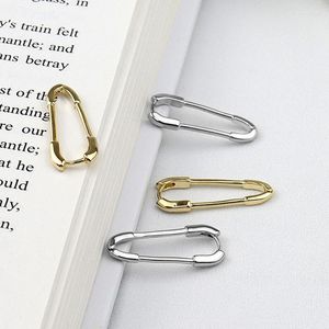 Серьги-гвоздики из серебра 925 пробы, игольчатые скрепки для бумаг, креативные модные аксессуары, пряжки для ушей, великолепный подарок Eh2045