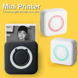 Mini Pocket Printer, Wireless BT Thermal Printer For Photos Receipts Notes Memo Label Qr Codes Portable Inkless Gift Printer For IOS And Android Phone