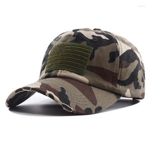 Bollmössor 2023 Designer Män militär taktisk baseballmössa kamouflage utomhus Ben svartgröna jakthattar för män Casquette Homme