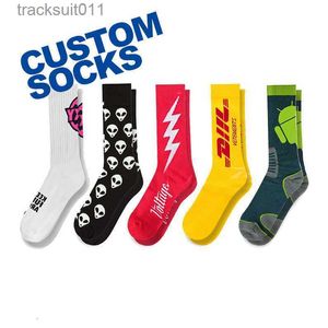 Herrensocken Socken Großhandel Kompressionsbaumwolle Kein MOQ Free Man Design OEM personalisierte Mode-Crew Bambus-Baumwoll-Kleidsocke Männer benutzerdefinierte Socken Lagerposten L230919