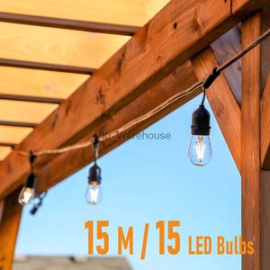 Strings LED impreza 15m żarówki LED Outdoor String Light