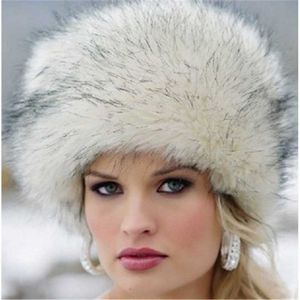 New Women Winter Mink Knitted Hat Imitation Fur Fox Hair Warm Fashion Ladies Hats For Summer 230920