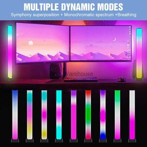 LED Strings Party DC 5V LED Neon Light RGB Sound Control Smart Lamp Pickup Rhythm Atmosphere Desk Lamp For Home Holiday Party Decoration Lights HKD230919